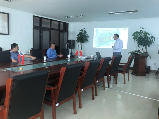 中银国际证券到我公司举行考察