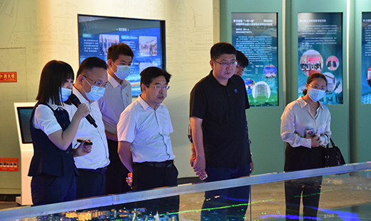 尊龙凯时集团刘元柱董事长受邀到济南国际医学科学中心旅行考察